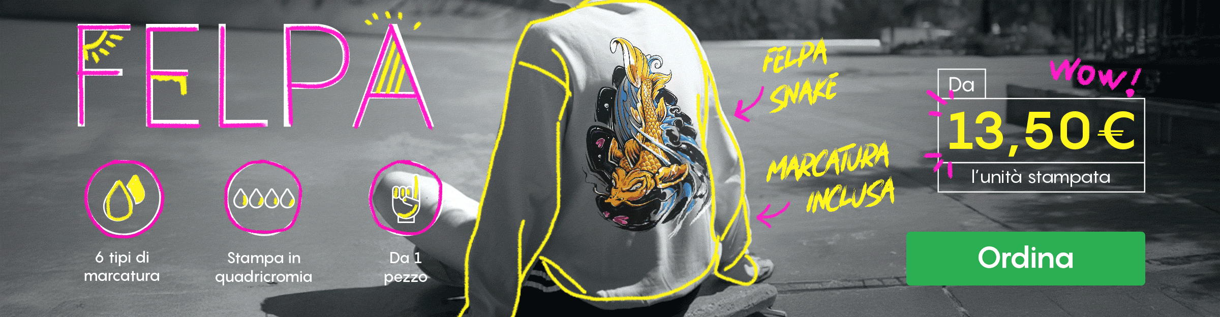 Felpe personalizzate