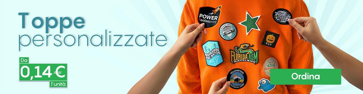 Toppe personalizzate