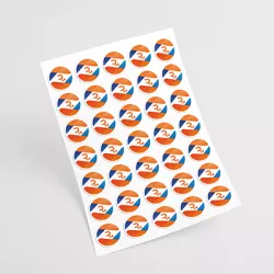 Sticker in foglio (a mezzo taglio)