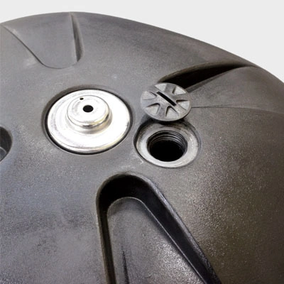 Stampa zoom base struttura arco pubblicitario