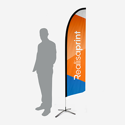 Stampa beachflag piuma eco s