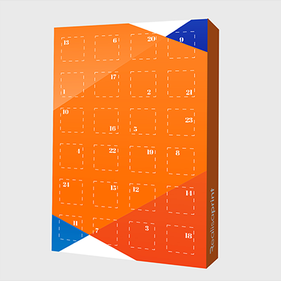 stampa calendario del avvento personalizzata