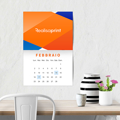 stampa calendari da parete spillati