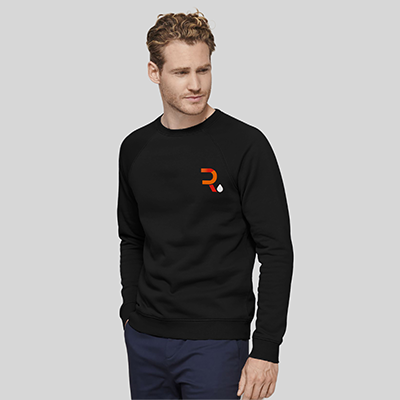 Felpa personalizzata unisex Adventurer nero