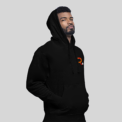 Felpa personalizzata unisex Forest nero