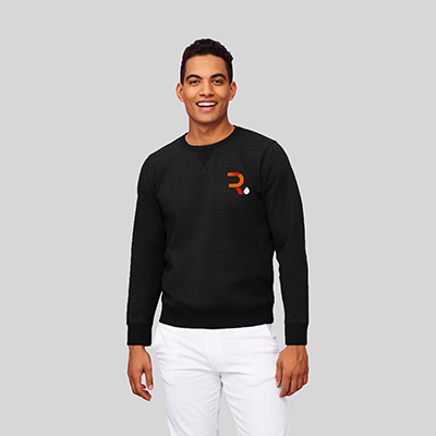 Felpa personalizzata uomo Couture nero 