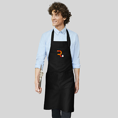 Grembiule personalizzato unisex Cupcake nero