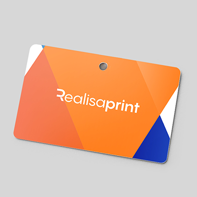 stampa badge PVC perforazione