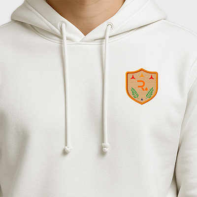Stampa toppa 100% ricamata indossata personalizzata