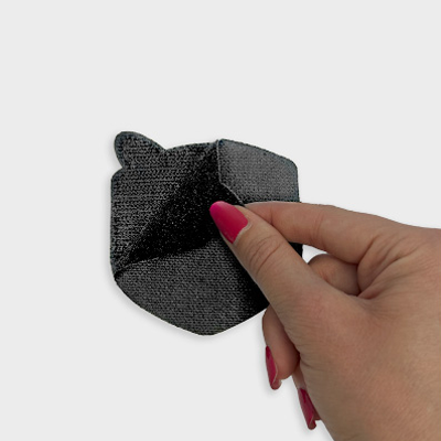 Stampa toppa zoom in velcro personalizzata
