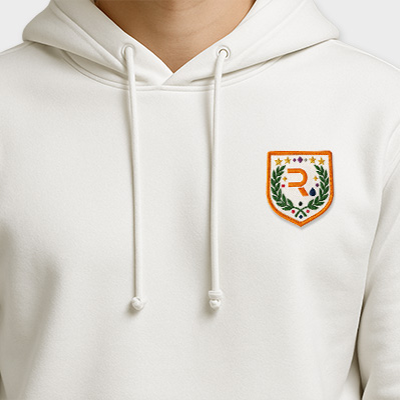 Stampa toppa 50% ricamata indossata personalizzata
